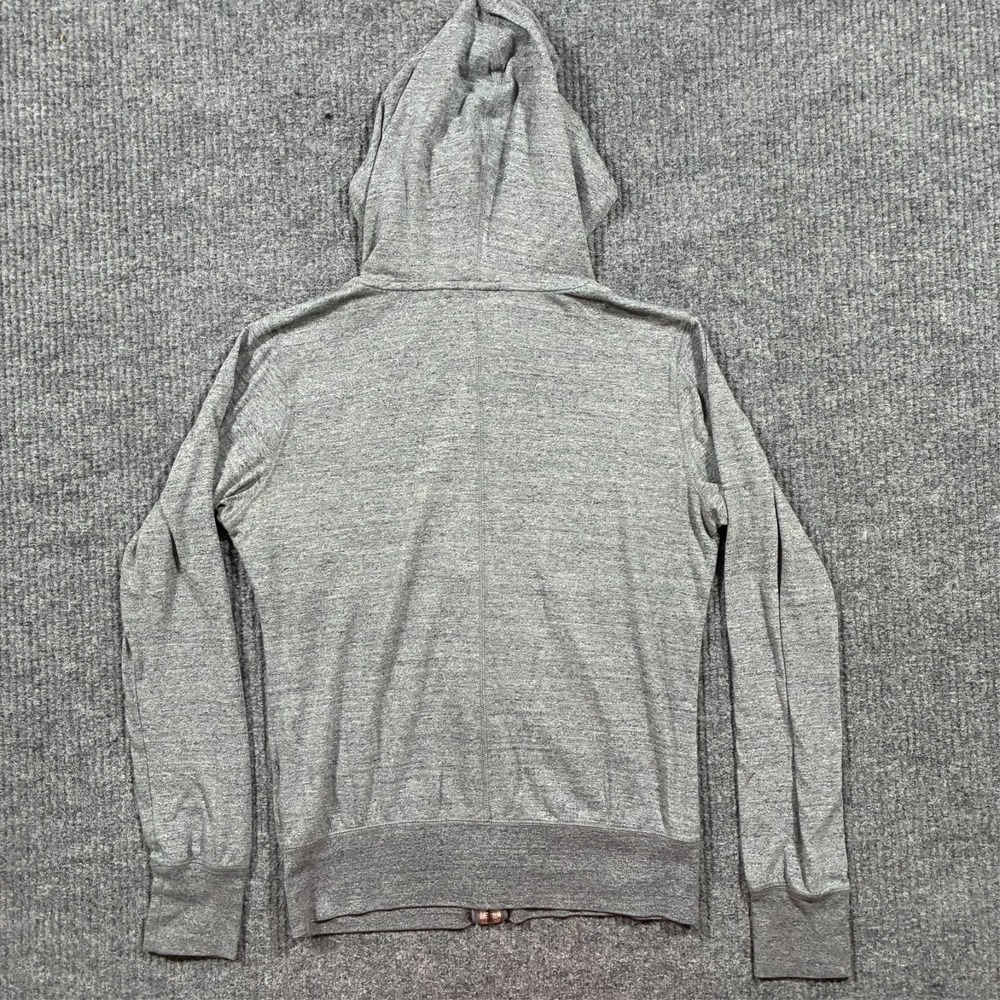Nike Womens Hoodie Size Medium Gray Full Zip Jacket Logo Casual Activewear - Picture 2 of 12